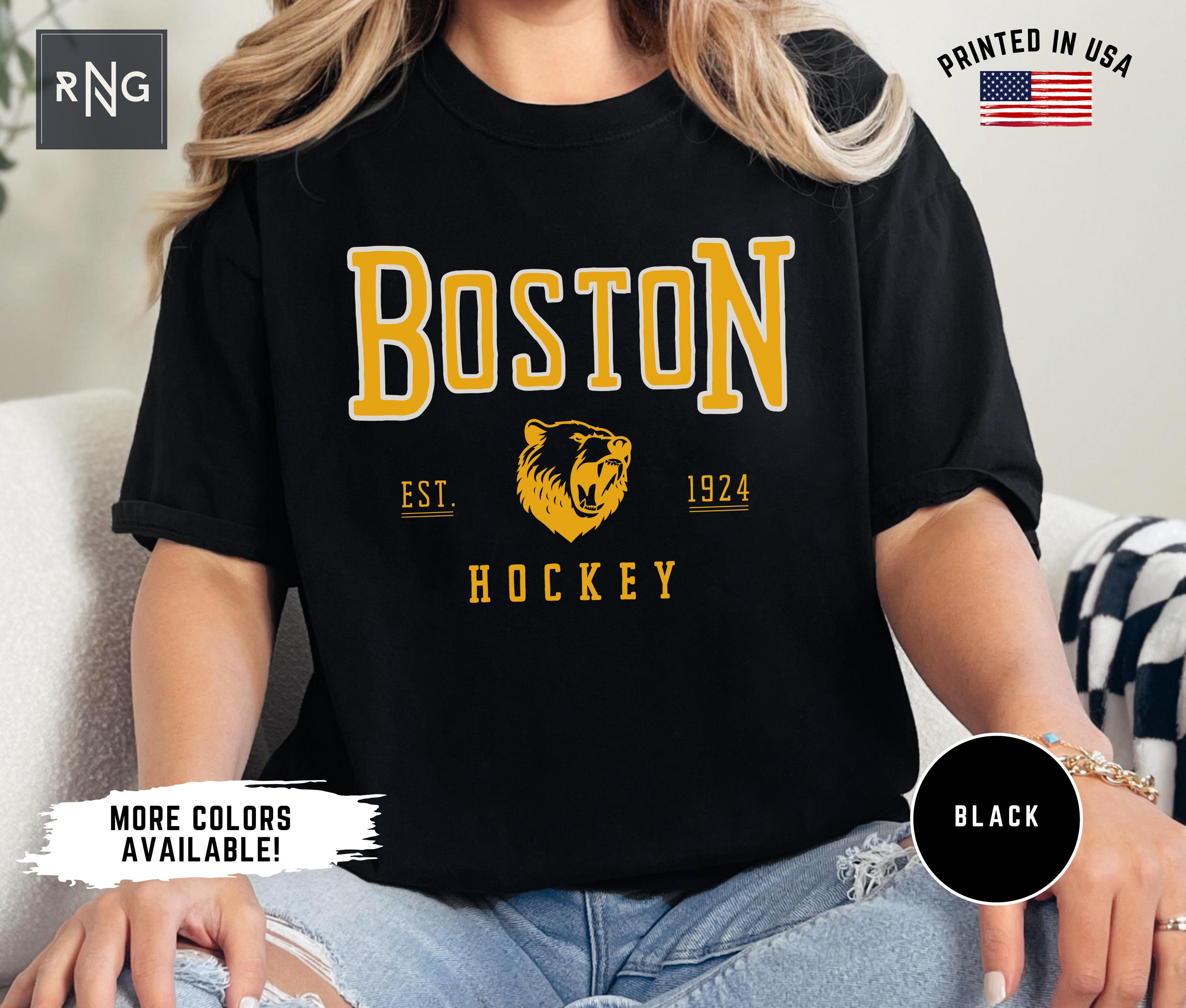 Boston hockeyshirt, bruin hockeyshirt gameday, Boston hockeykleding, bruin sportkleding, retro bruin hockeycadeau, bruin hockeyfan