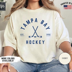 Tampa Bay Hockey Shirt, Trendy Gameday Hockey Shirt, Tampa Bay Hockey Fan Apparel, Florida Sports Apparel, Retro Hockey Shirt Gift Idea