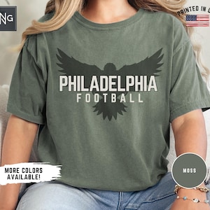 Philadelphia Football Shirt, Eagle Football Gameday Shirt, Philly Football Apparel, Eagle Sports Apparel, Retro Eagle Football Fan Gift Idea