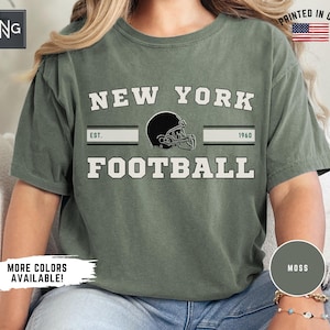 New York Football Shirt, Jet Football Shirt, New York Football Apparel, New York Sports Apparel, Retro Jet Football Gift, Game Day Football