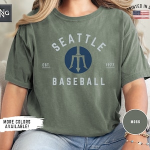 Seattle Baseball Shirt, Mariner Baseball Gameday Shirt, Retro Mariner Shirt, Baseball Fan Gift, Seattle Sports Fan Gift, Mariner Fan Apparel