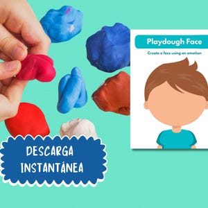 Tapete de Plastilina de Emociones PDF | Actividad Montessori Infantil | Juego Educativo Imprimible en Español para Niños y Preescolar