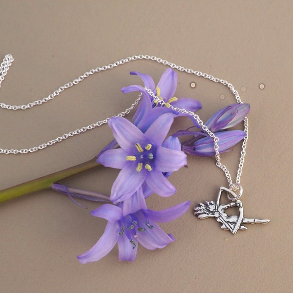 Artemis Necklace - Charm Pendant on Sterling Silver Chain