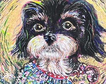 The Furtorialist Custom Pet Portrait Commissioned Art, Watercolor Drawing Pet Lover Gift Idea,  Original From Your Videos, Photos, & Stories