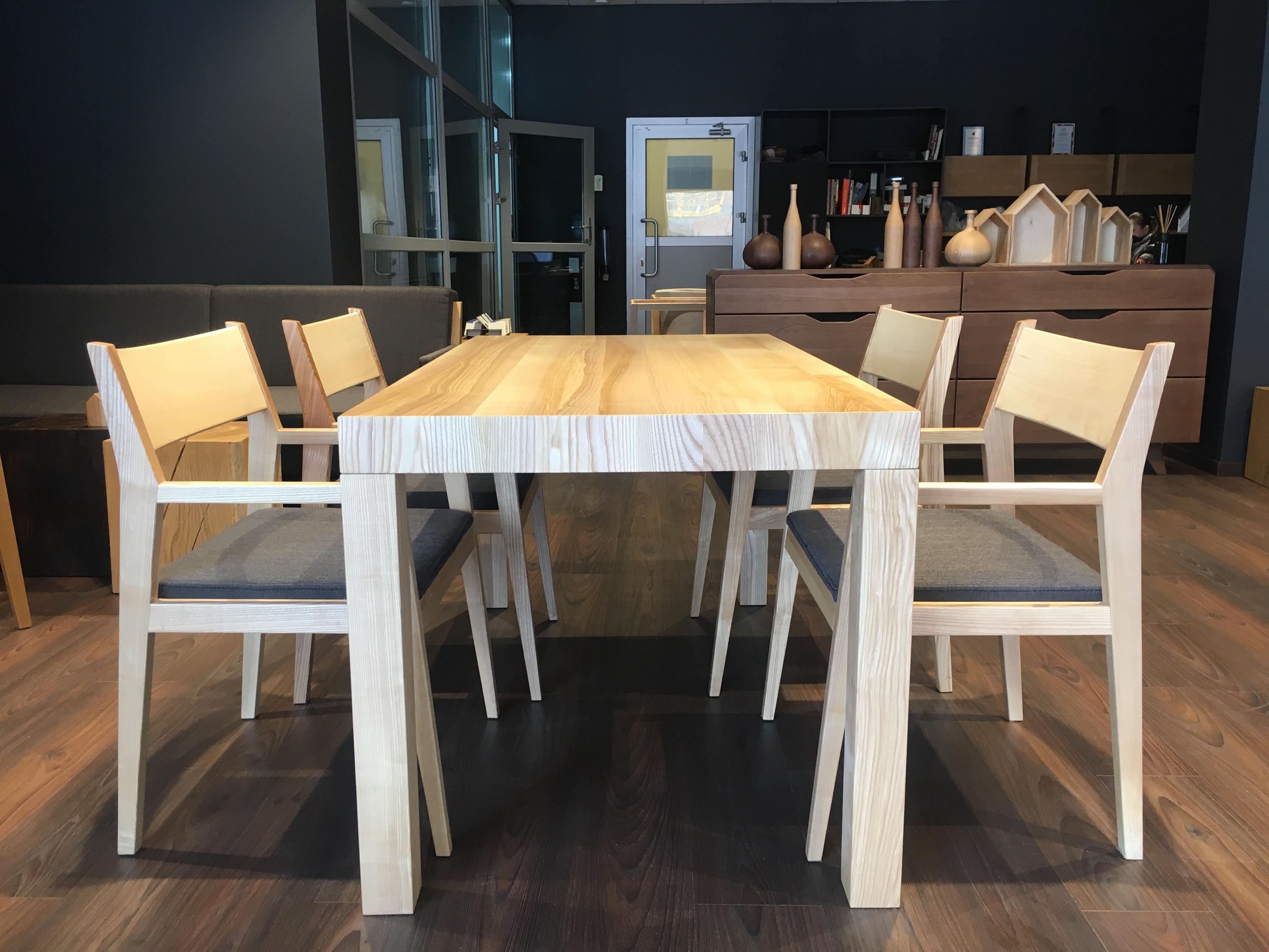 Wooden Dining Chair, Modern Wooden Armchair, Minimalist Design Lounge ...