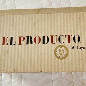 Cigar Box El Producto Vintage