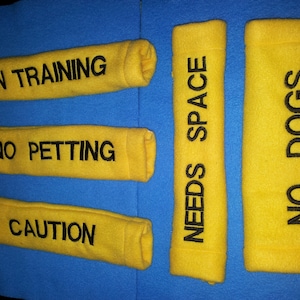 Dog Warning Leash Wrap