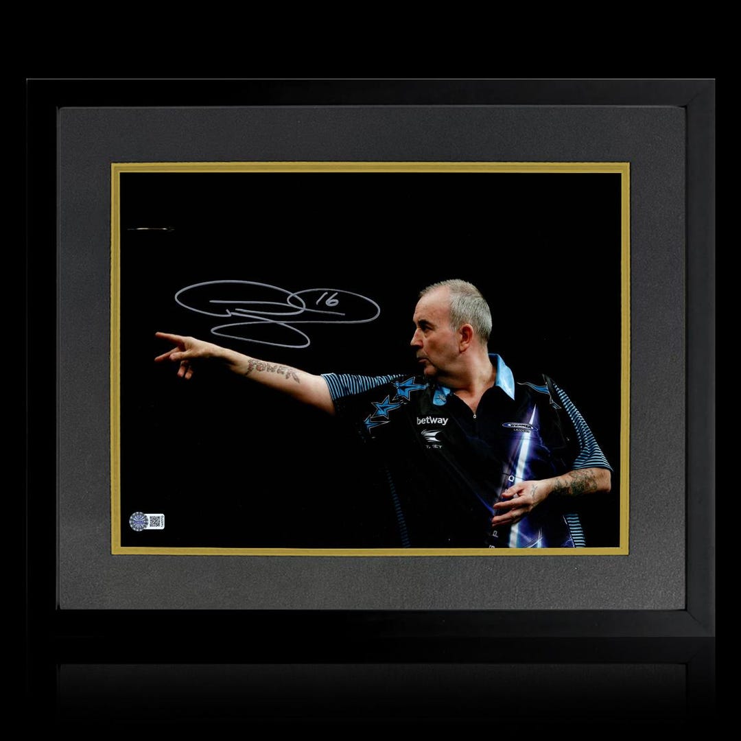 Phil Taylor Signed Image Deluxe Mount Frame - Etsy