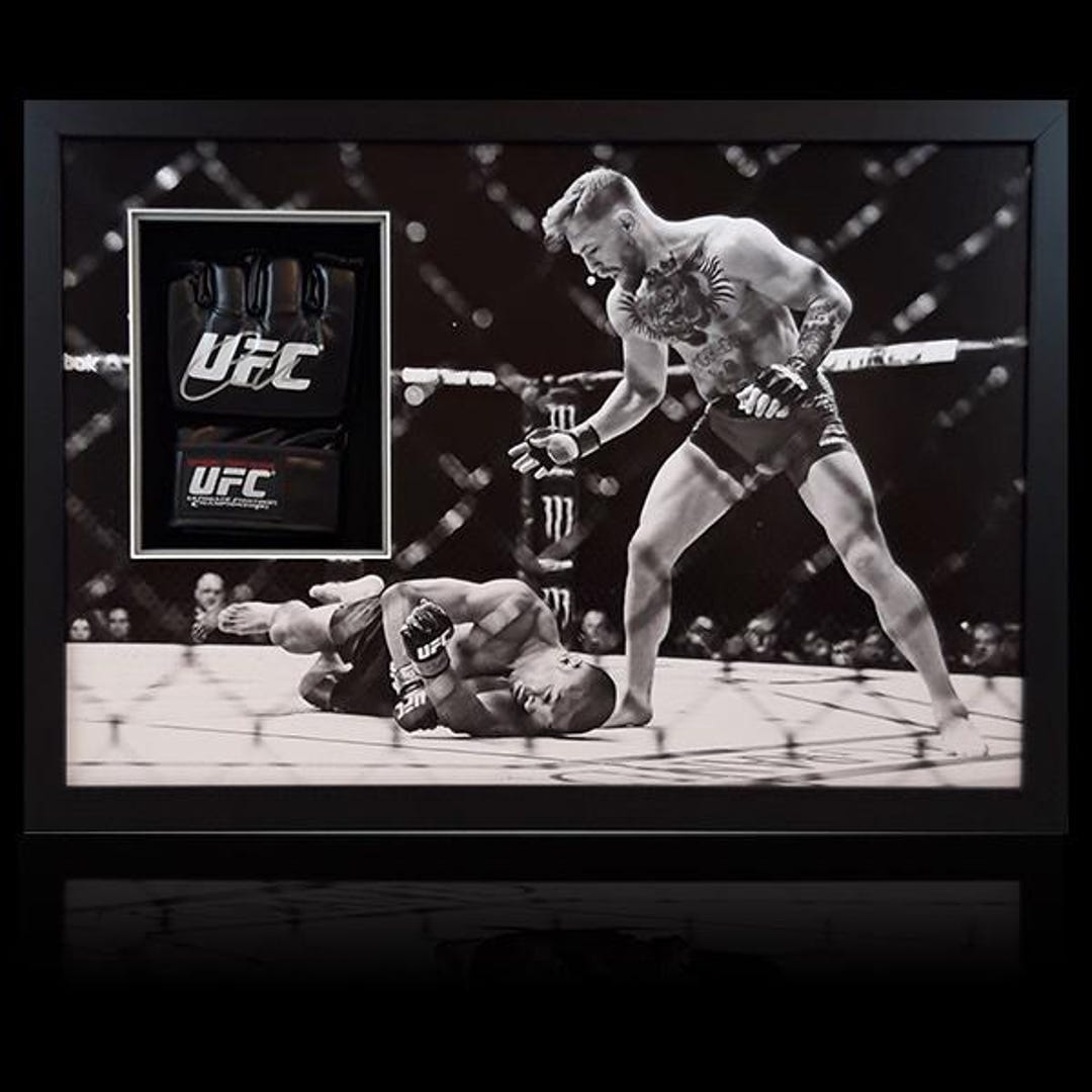 Conor Mcgregor Vs Aldo Signed UFC Mitt Iconic Frame - Etsy