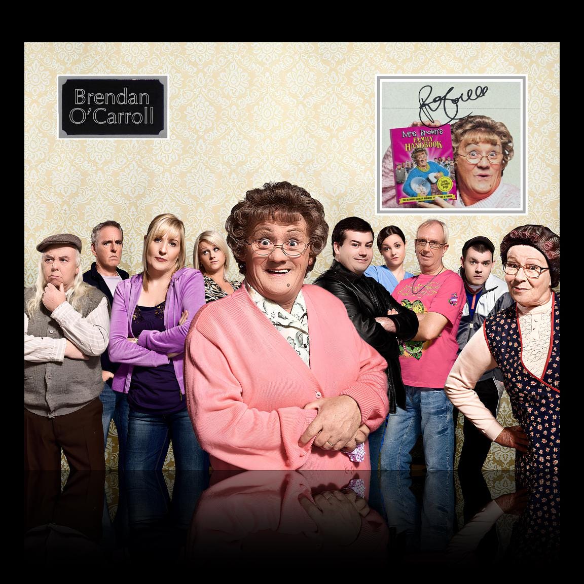 Brendan O carroll Signed Mrs Brown s Boys Deluxe Mount Display Etsy Canada