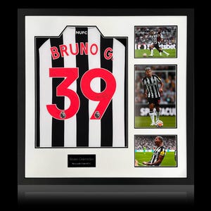 Maillot Newcastle United 23-24 signé Bruno Guimarães, cadre Elite image 1