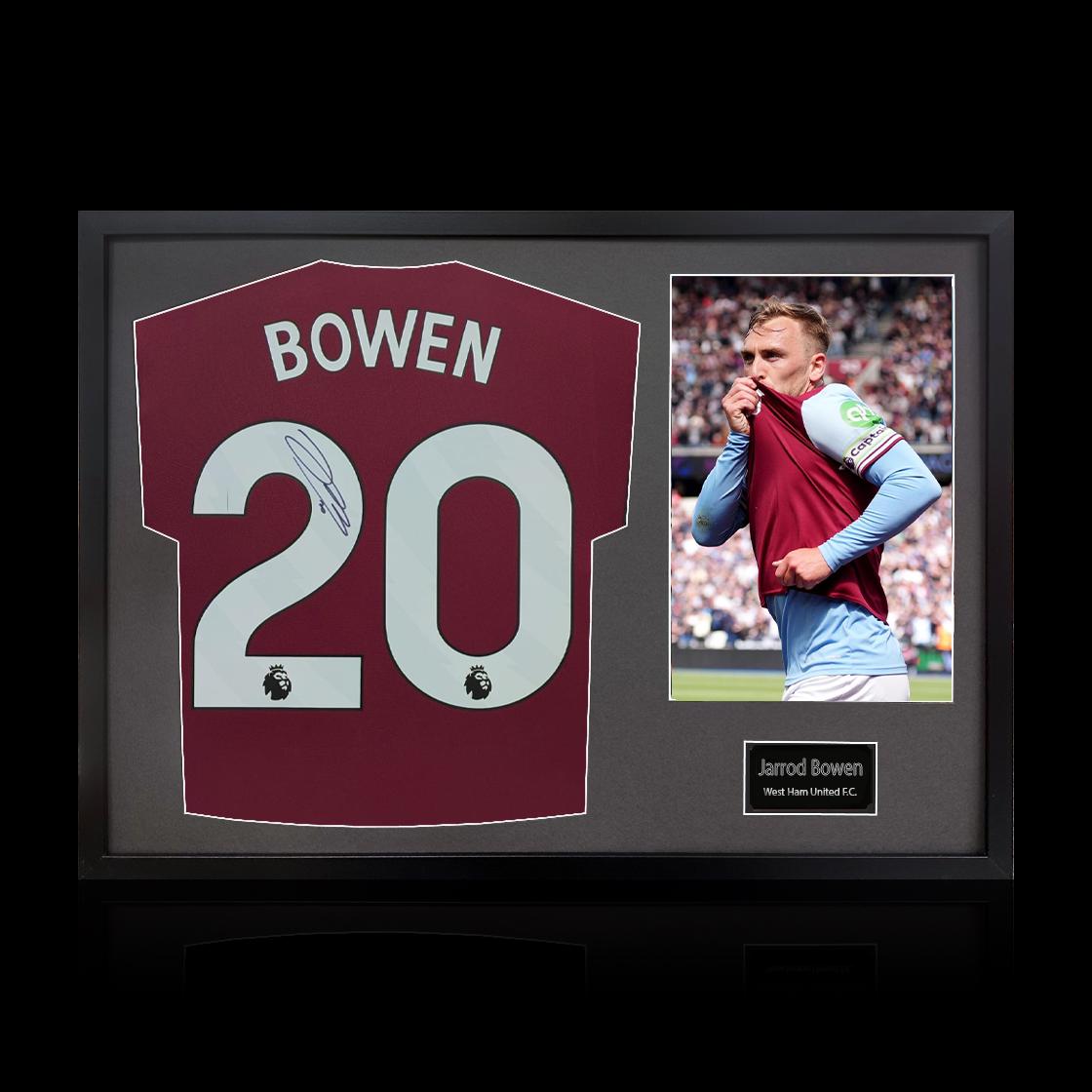 Foto Con Montaggio Firmata Jarrod Bowen West Ham - Stampa A4 Regalo Tifosi