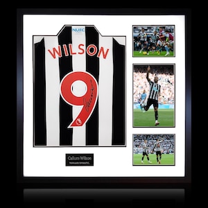Callum Wilson Signed Newcastle United 22-23 Shirt Display Large image 1