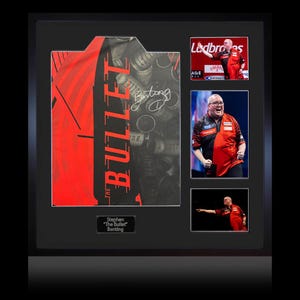 Camiseta firmada por Stephen Bunting 2025 Elite Frame