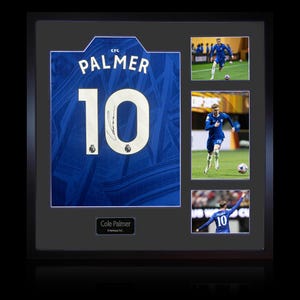 Camiseta del Chelsea 25/26 firmada por Cole Palmer, Elite Frame