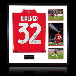 Camiseta Elite Frame del AC Milan 24/25 firmada por Kyle Walker
