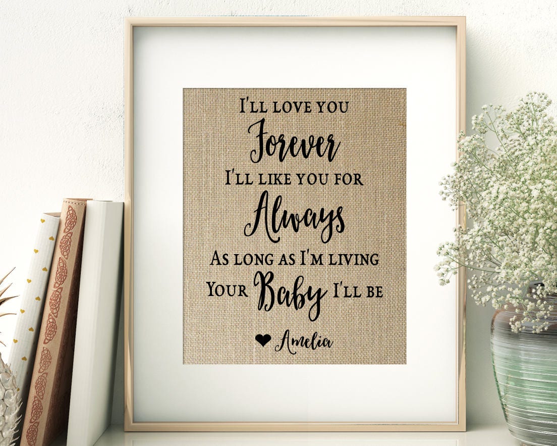 I'll Love You Forever - I'll Like You For Always - As Long As…
