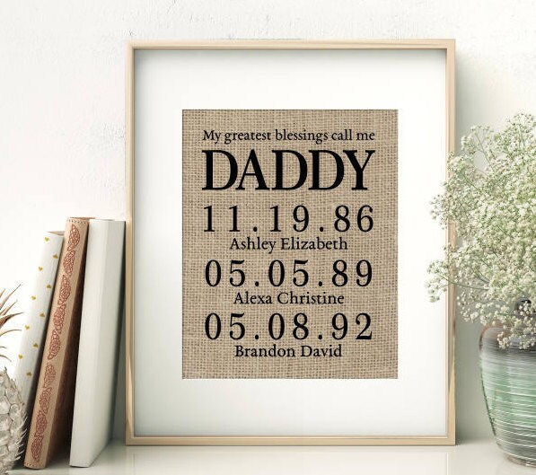 My Greatest Blessings Call Me DADDY | Father's Day Gift from Kids…