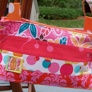 Convenient Organized Purse in two sizes pdf sewing instructions image 1