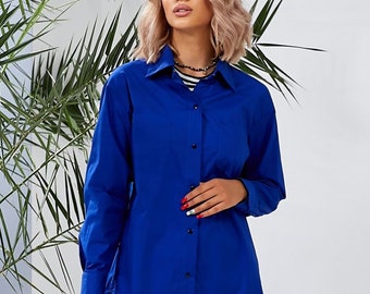 Geschenk für sie, leichtes Hemd, Leinenhemd, Langarmhemd, lockeres Leinenhemd, Plus-Size-Shirt, Hemd, Hemd für Frauen, Hemden für Frauen, Damenhemd