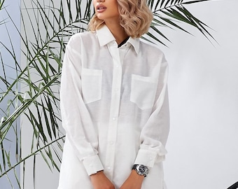 white linen shirt,button-up shirt,women's linen shirt,linen blouse set,linen shorts,women's outfit,linen summer outfit,linen streetwear suit