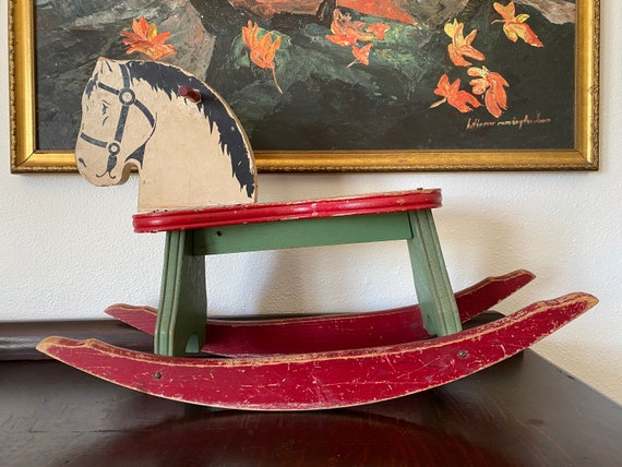 Antique Shoofly Rocking Horse