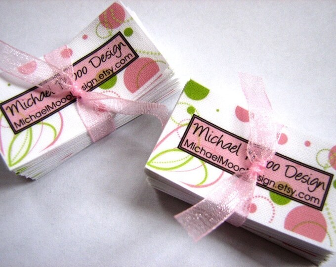 Custom Fabric Ironon Labels Etsy