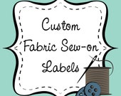 Custom Fabric Sew-on Labels: Personalized Full Color Printed on Cotton