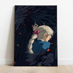 Das wandelnde Schloss – dekoratives Poster – hohe Qualität – 300 dpi – Miyazaki – digitaler Download – A1, A2, A3, A4