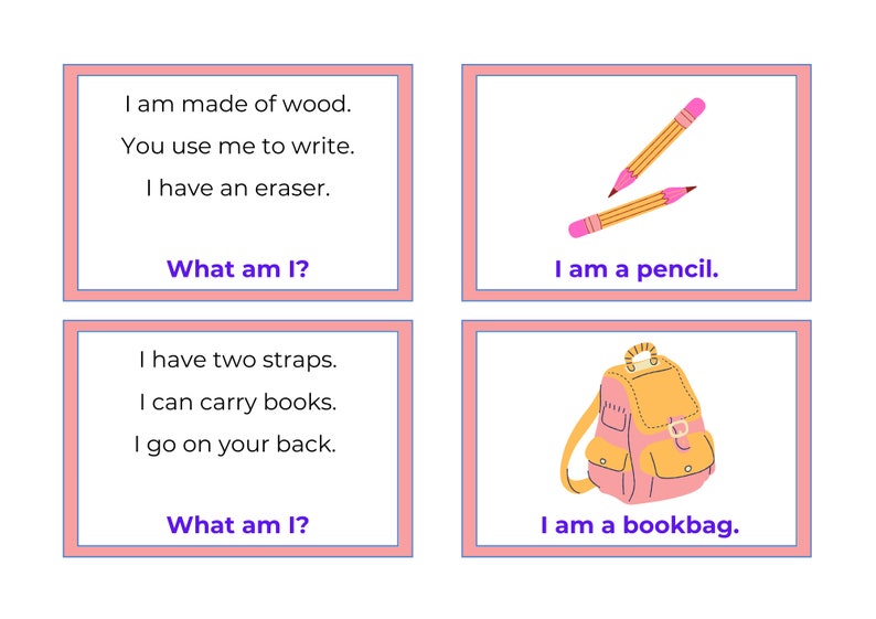 Speech Cards Learning Printable Flash Cards for Kids Speech Therapy ...