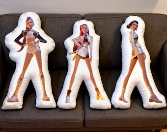 kpop demon hunters, Custom pillows, demon hunters, kpop demon hunters merch, kpop demon hunters plush, demon hunters doll, Christmas gift