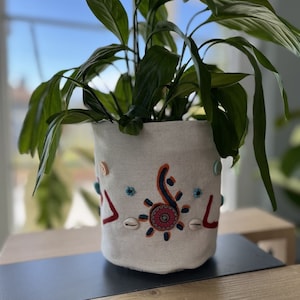 Handmade Flower Pot Cover, Decorative Flower Pot Cover, Flower Pot Cover