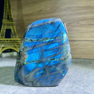 4'' Natural Labradorite Blue Flash Freeform, Crystal Freeform, Crystal Gift