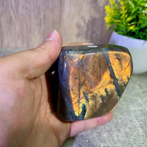 3'' Natural Labradorite Freeform, Crystal Freeform, Crystal Gift