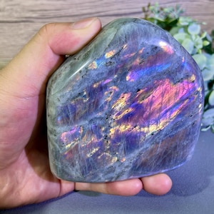 Natural Rainbow Flashy Labradorite Freeforms, Crystal Freeforms, Gemstone Carvings, Energy Stones, Random 1pc