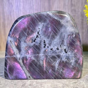 4'' Natural Purple Flash Labradorite Freeform, Crystal Freeform, Crystal Gift, Crystal Healing