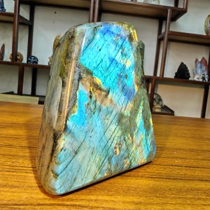 Strong Flashy Natural Labradorite Freeform, Crystal Gift, Crystal Ornament, Gemstone Freeforms, Random 1pc