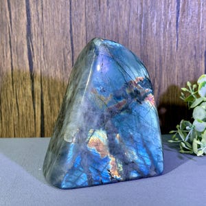 Natural Full Flashy Labradorite Freeform, Crystal Freeforms, Healing Gemstone Carvings, Crystal Gift