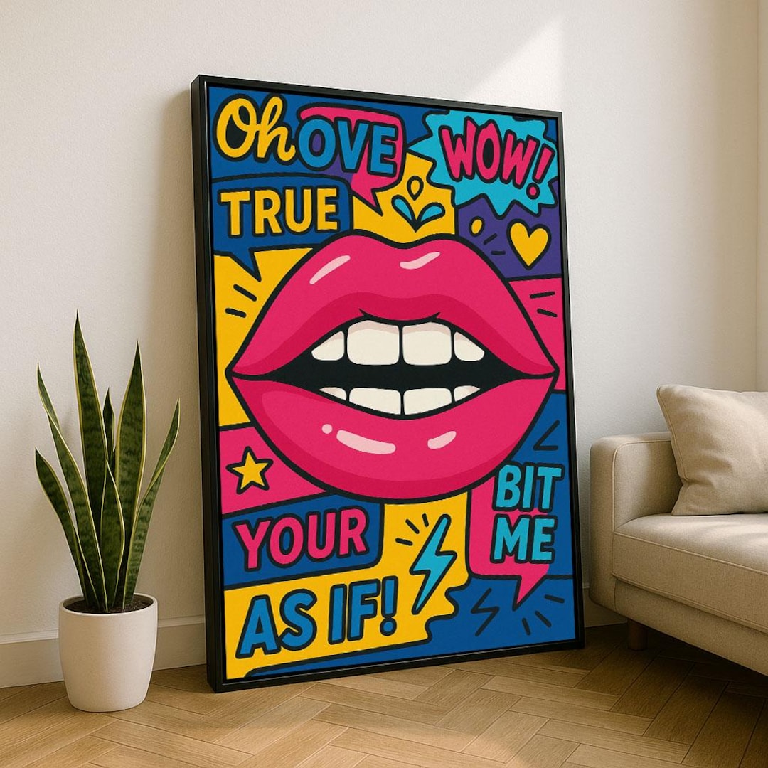 Kare Design Decoratieve vaas lippen rood, modern, handgemaakt, bloemenvaas, voor gedroogde bloemen, lippen, woonkamer, 38 x 25 x 17 cm (h x b x d