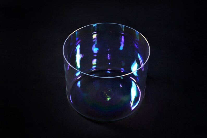 432HZ Perfect Pitch Cosmic Light Crystal Singing Bowl 3rd Octave 8.75 ...
