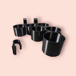 Single, Double, And Triple Wonderfold Wagon Cup Holder Assortment. Plus, corner clip option!