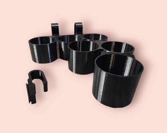 Single, Double, And Triple Wonderfold Wagon Cup Holder Assortment. Plus, corner clip option!