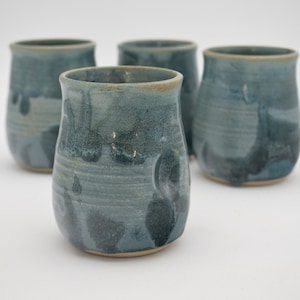 Handmade Thrown Tumbler with Thumb Indent