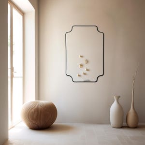 Special Design Rectangular Mirror, Unique Mirror, Elegant Wall Mirror, Aesthetic Mirror, Mirror Wall Decor, Housewarming Gift, Wedding Gift