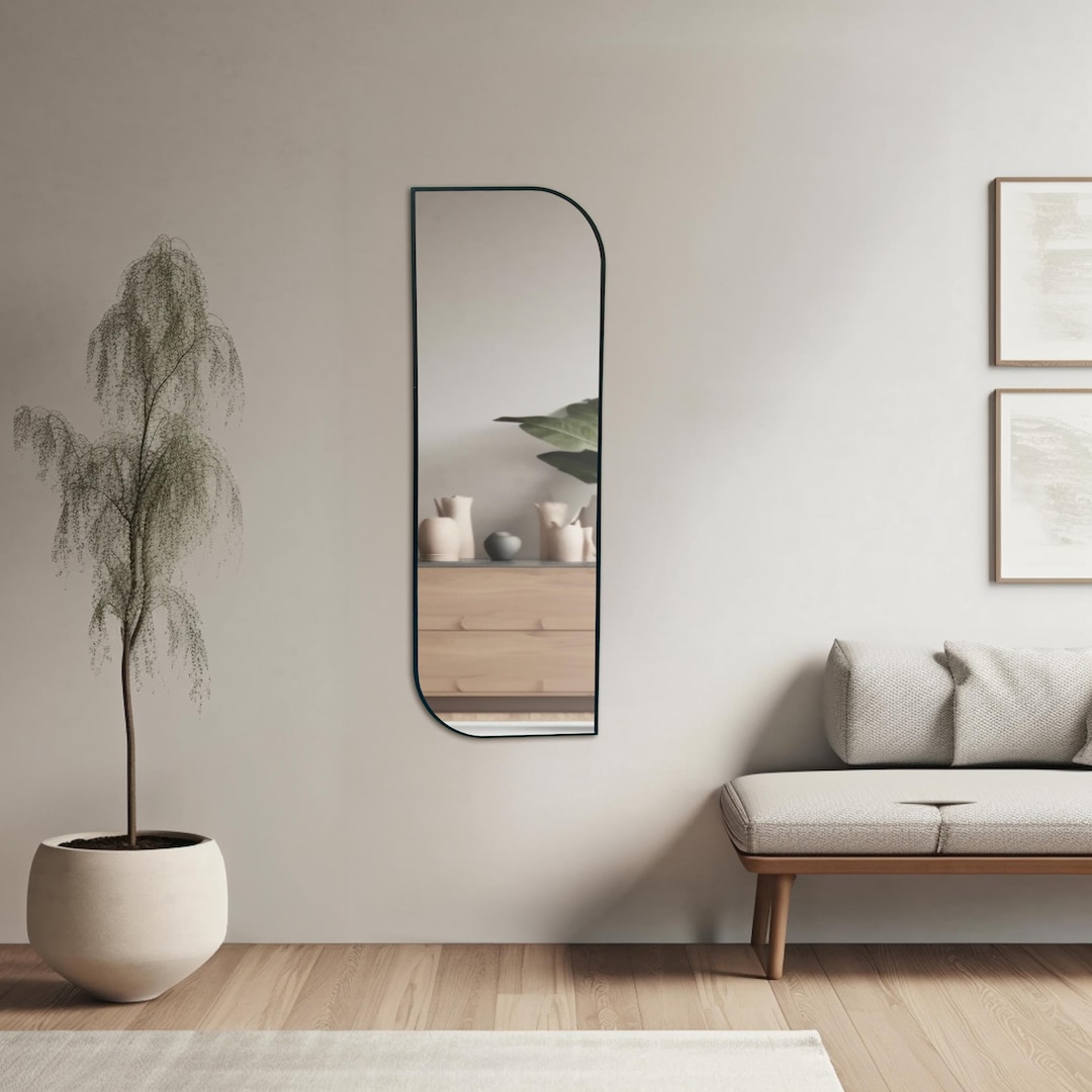 Aesthetic Wall Mirror, Full Length Mirror, Entryway Hallway Mirror ...
