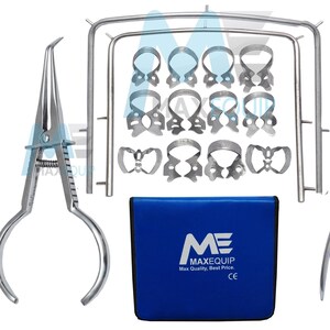 Dental Rubber Dam Clamps Dental Endodontic Clip Anterior Molar Clamp