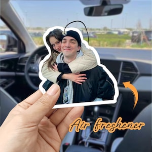 Custom Air Freshener from Photo,Customized car air purifier personalized gift,Car Accessories Air Freshner, Anniversary Gift for Him