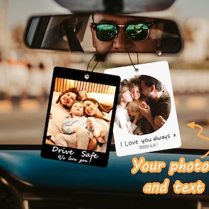 Custom Air Freshener,Picture Air Freshener,Custom Car Air Freshener Gift,Gift for Husband