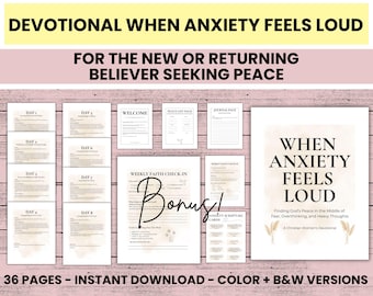 When Anxiety Feels Loud for New Believers - Christian Devotional for Peace, Faith Growth & Trusting God