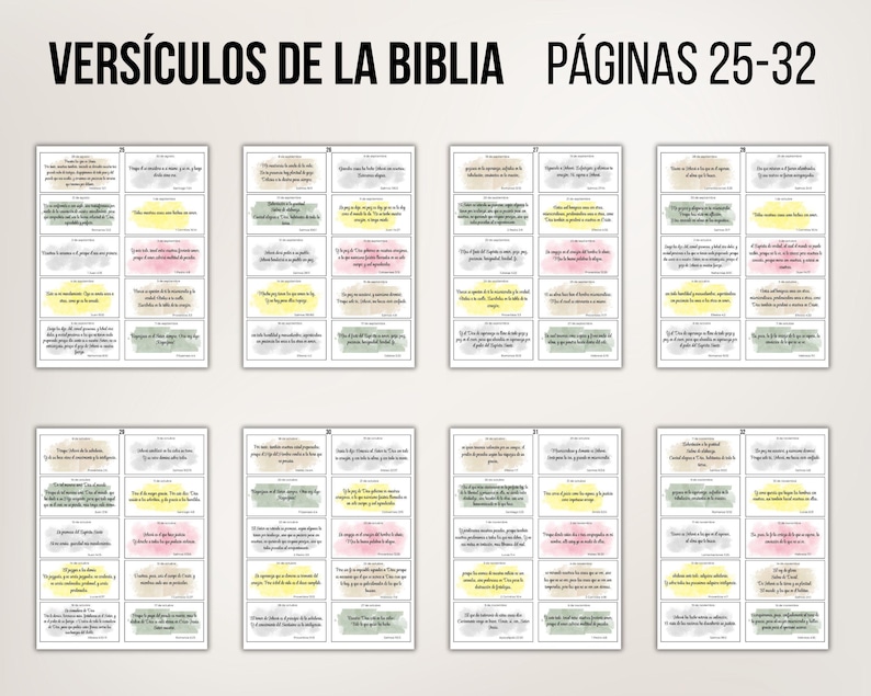 365 Bible Verses in Spanish, Reina-valera 1960 - Love, Joy, Faith, Hope ...